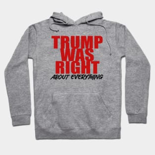 Trump Was Right Donald Hoodie